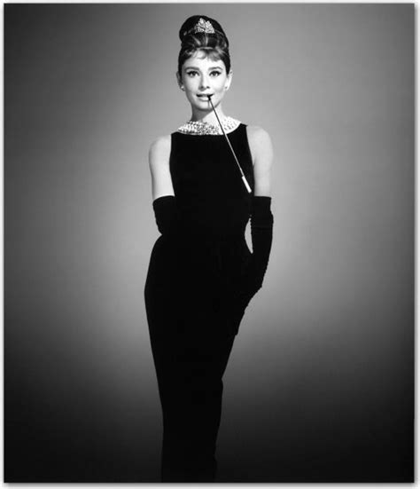 audrey hepburn chanel little black dress|the original little black dress.